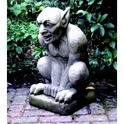 Demon garden statue